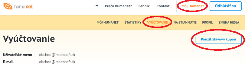 Vyúčtovanie